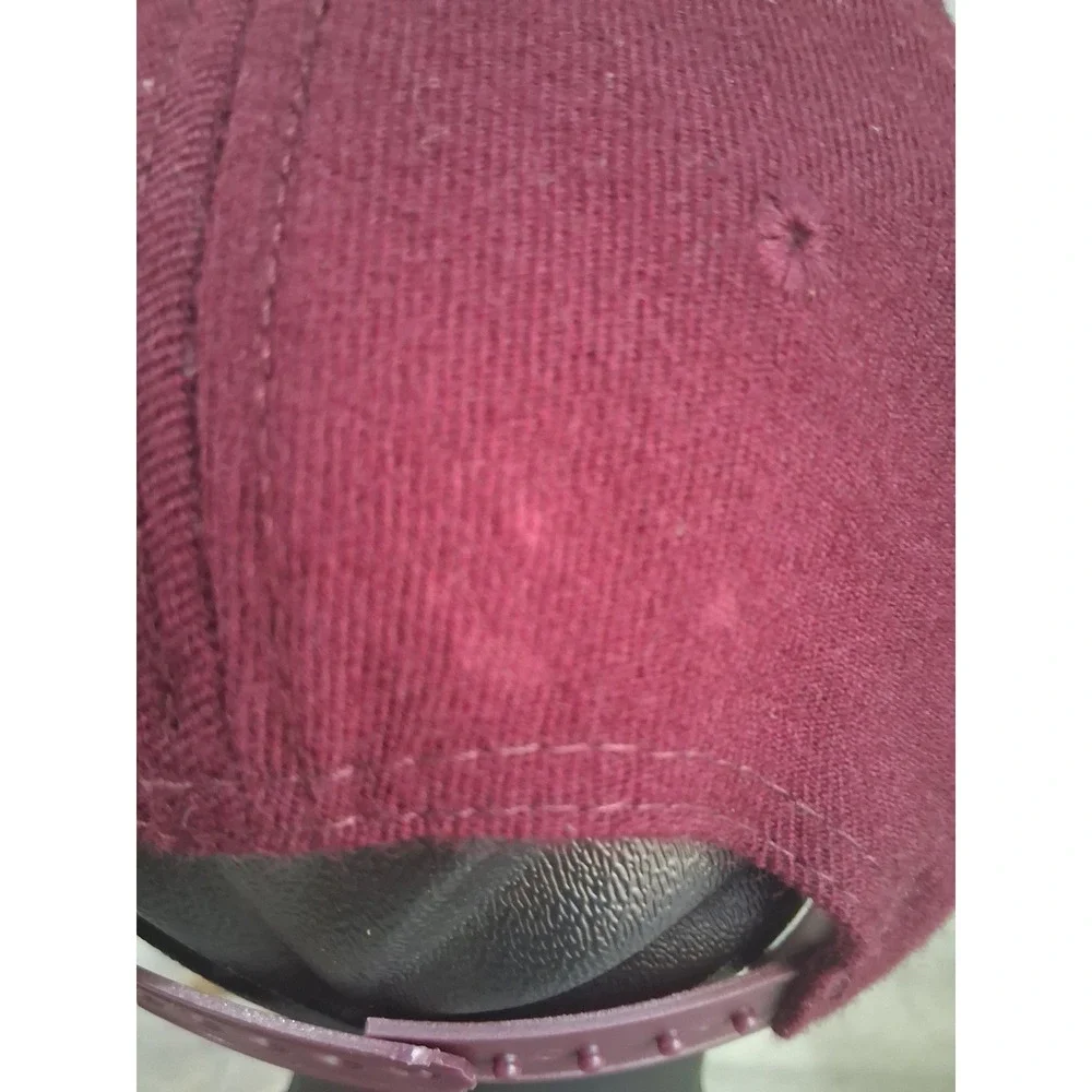 Vtg Alabama Crimson Tide Twins Enterprise Snapback Hat Maroon 100% Wool Cap READ